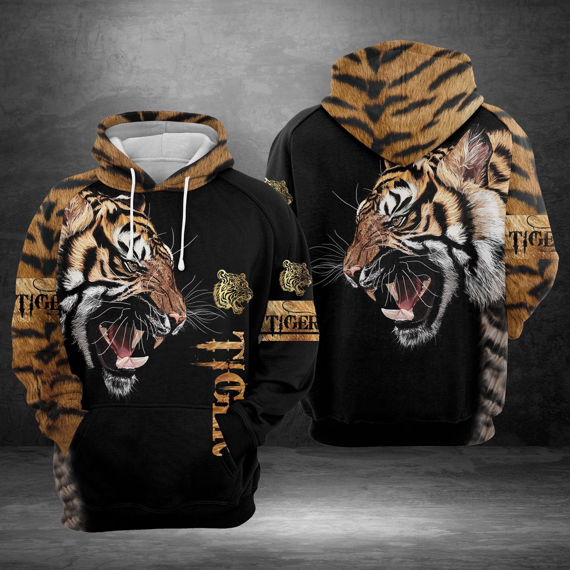 Novelty Tiger Lover All Over Print Hoodie