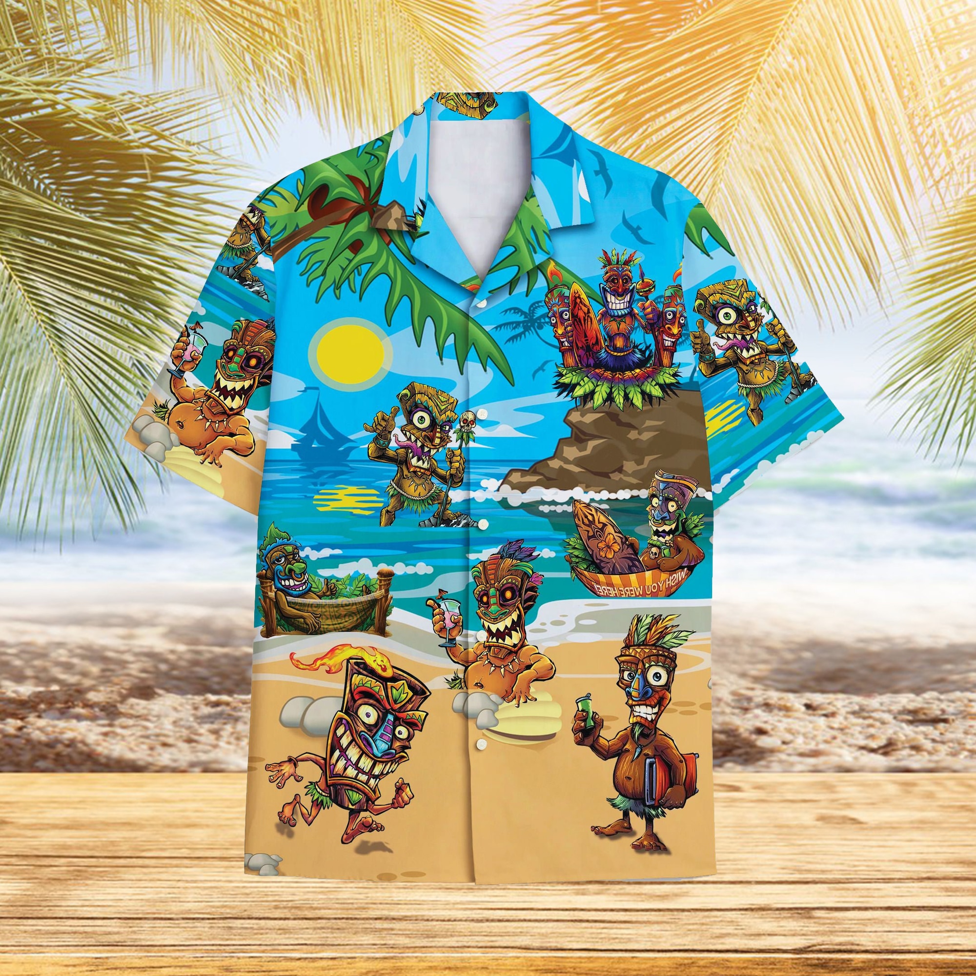 Tiki Hawaiian Shirt